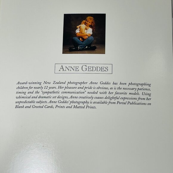 Anne Geddes Flower Stall Blank Greeting Card W Recycled Paper Envelop Vintage - Picture 7 of 12